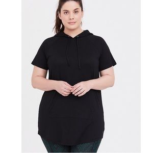 NWT Torrid active short sleeve hoodie!!
